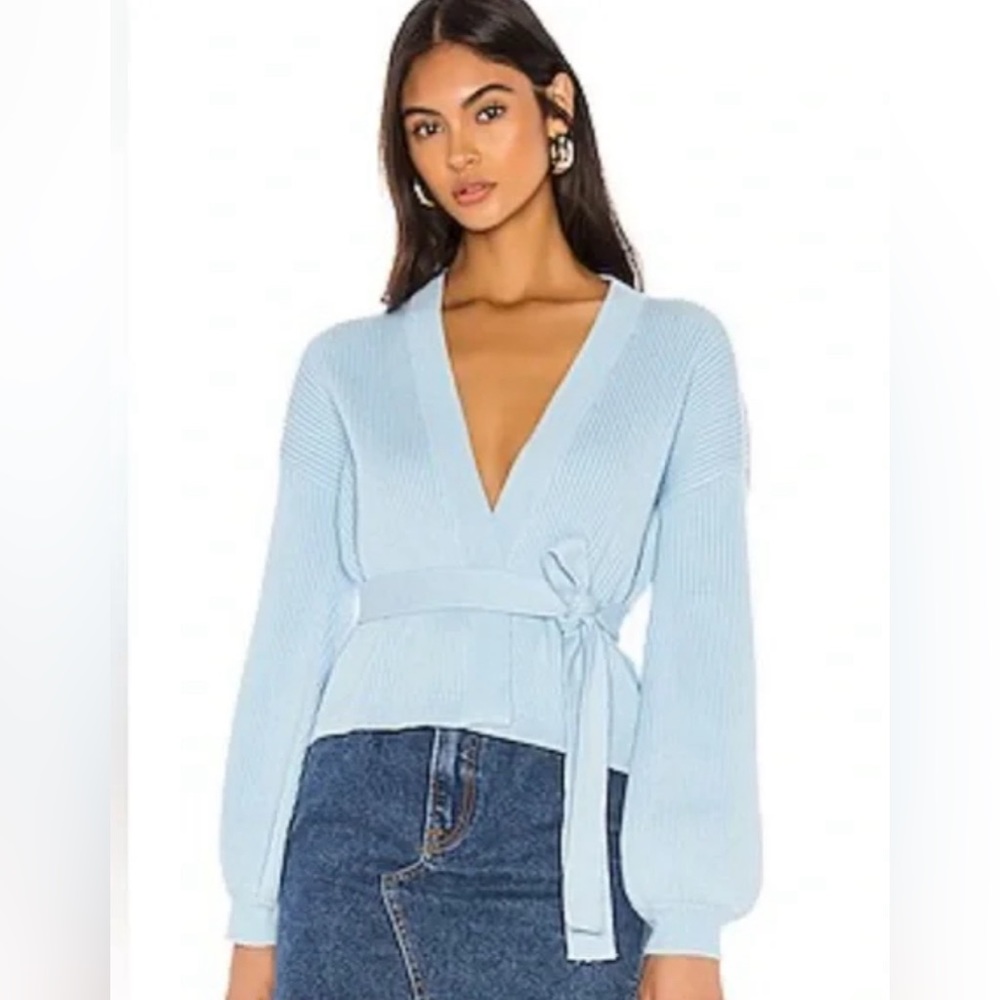 Majorelle Reena Cardigan in Baby Blue (Revolve)
